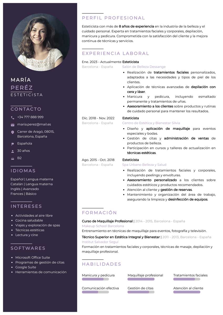 curriculum-vitae-para-esteticista