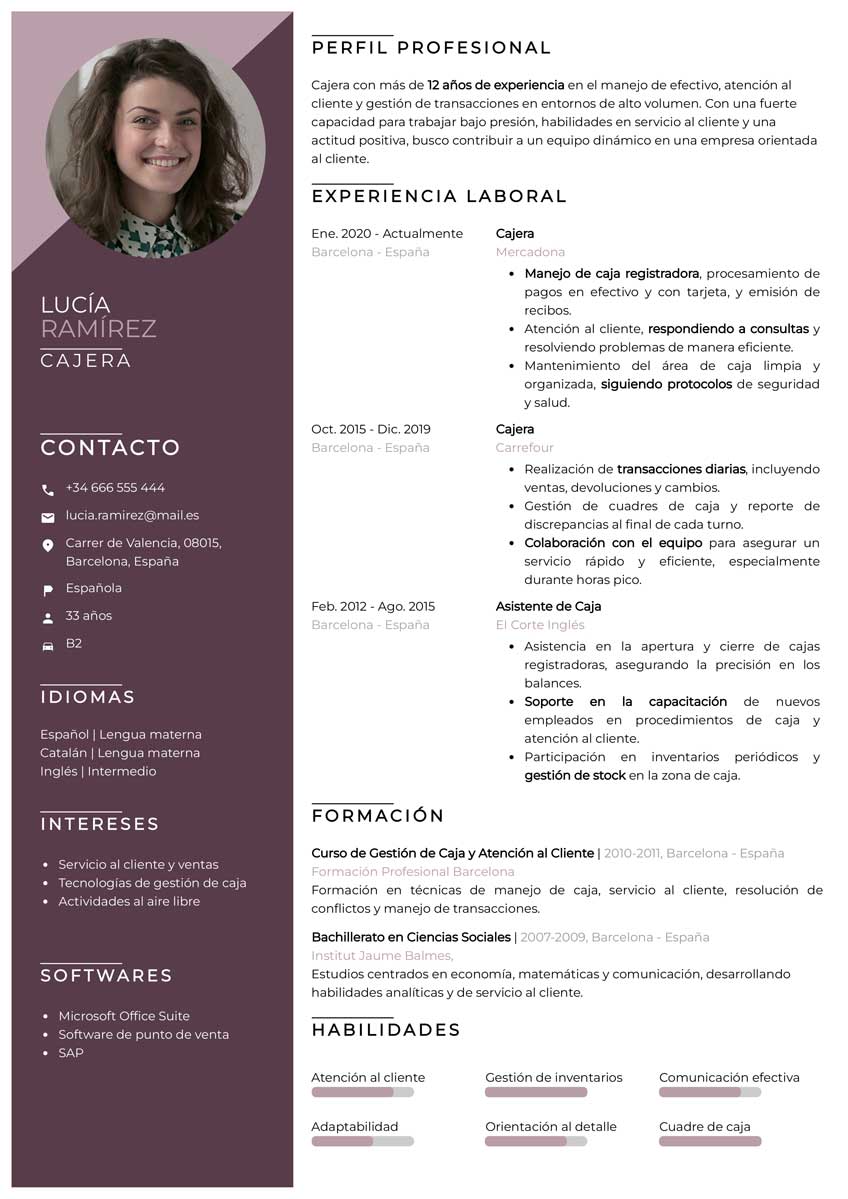 ejemplo-curriculum-vitae-cajera
