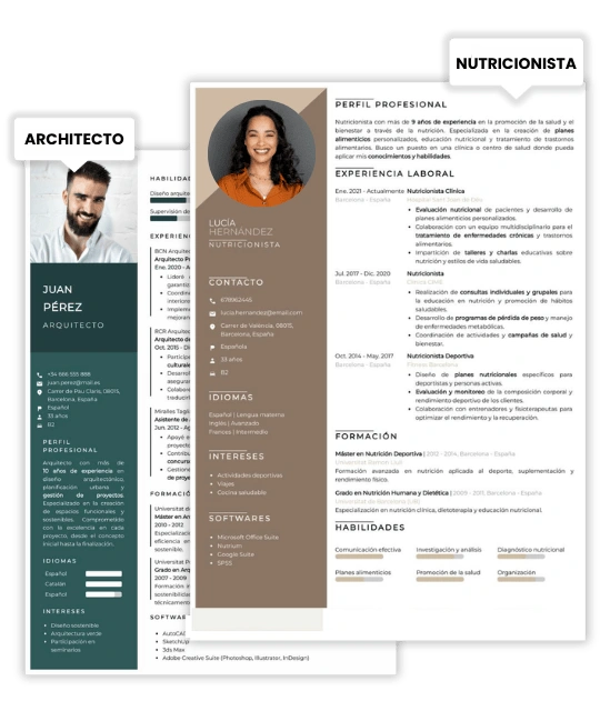 ejemplos de currículum gratis para descargar