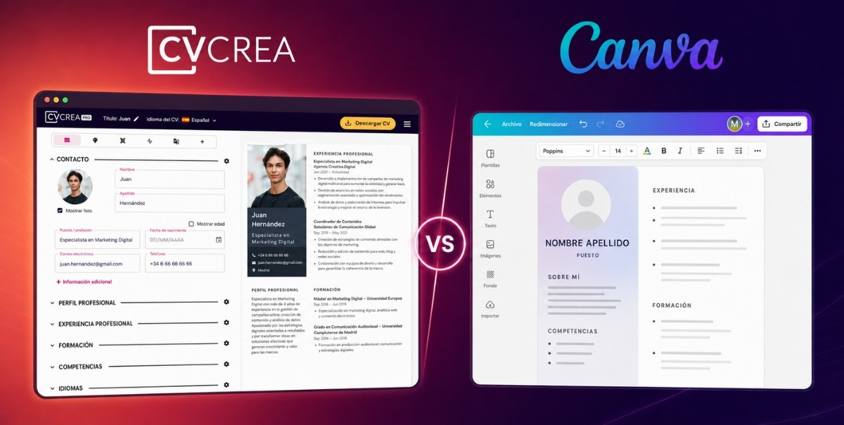 cvcrea-vs-canva-cv-compatible-ats