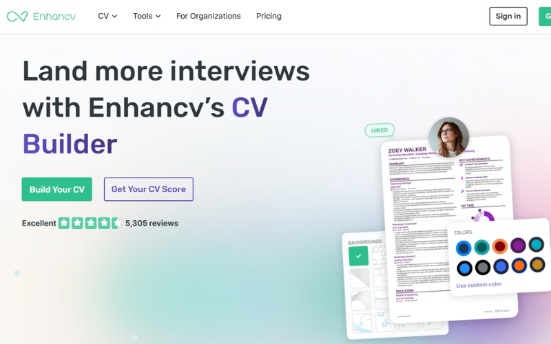 enhancv-editor-con-ia