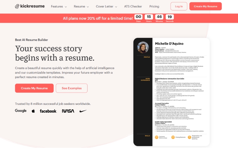 kickresume-editores-de-curriculum